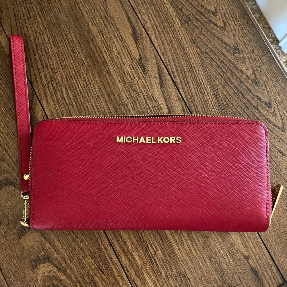Michael Kors large wallet/wristlet.